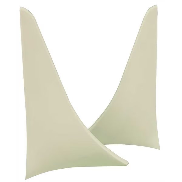 SPLASH ENDER WHITE 11 IN X 7 IN X 3 IN PAIR, Splash-Ender, Mfr#: C-30